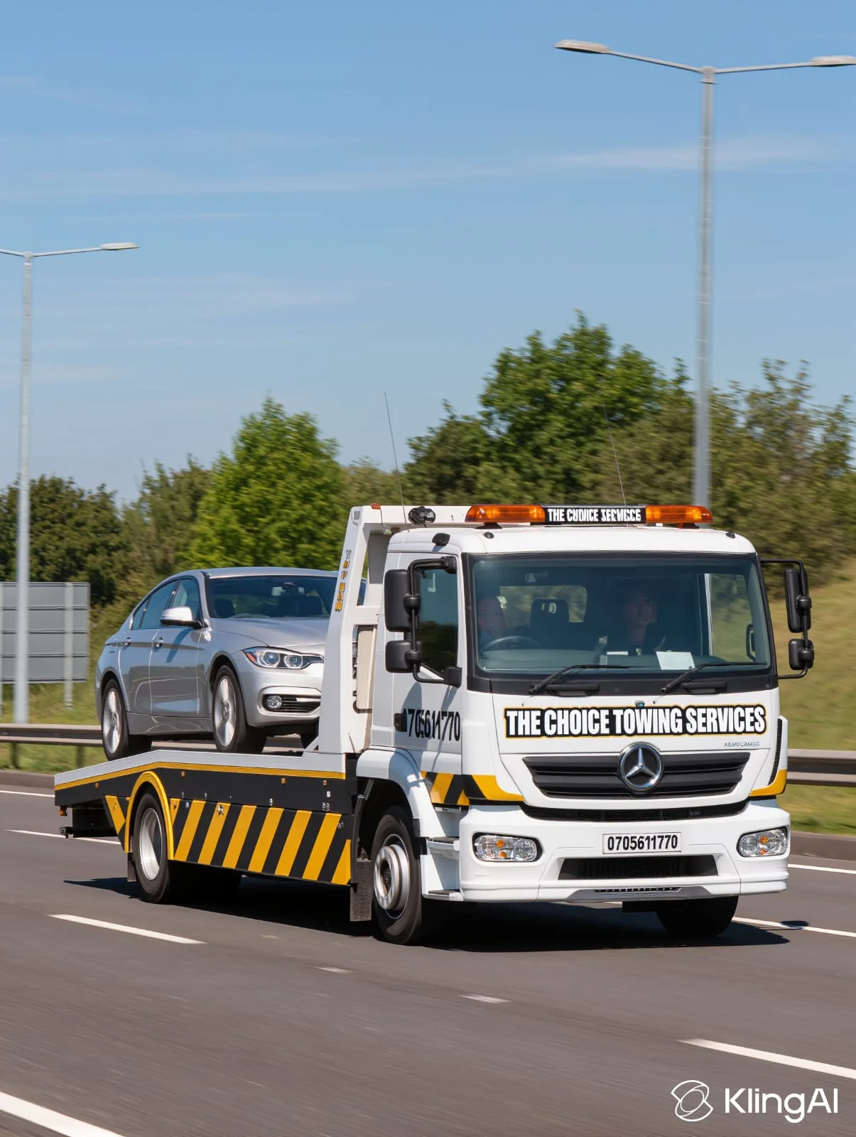 Long distance towing service